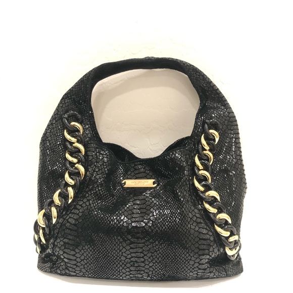Michael Kors Python ID Chain Tote rear bag - Picture 1 of 6